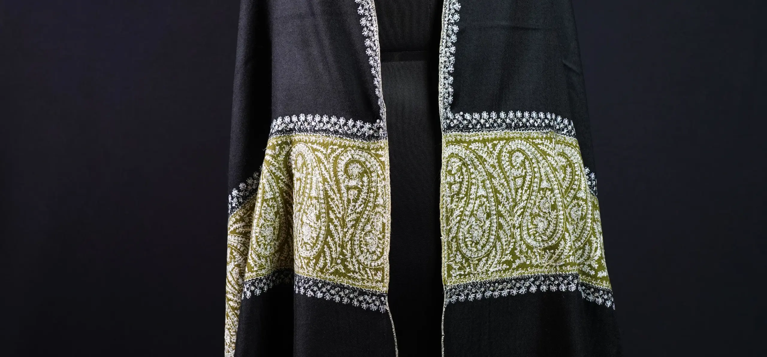 Hand-Embroidered Shawl